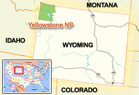Location - Yellowstone National Park